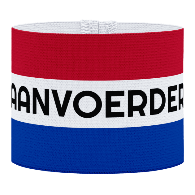 Aanvoerder Nederlandse vlag aanvoerdersband, voetbal, Aanvoerdersband, captain armband specialist, de aanvoerdersband specialist, hockey, volleybal, met klittenband aansluiting, met standaard stiknaad, gepersonaliseerde aanvoerdersband, aanvoerdersband kopen, aanvoerdersband ontwerpen, aanvoerdersband bedrukken