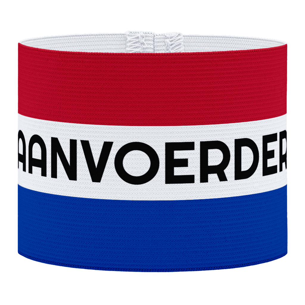 Aanvoerder Nederlandse vlag aanvoerdersband, voetbal, Aanvoerdersband, captain armband specialist, de aanvoerdersband specialist, hockey, volleybal, met klittenband aansluiting, met standaard stiknaad, gepersonaliseerde aanvoerdersband, aanvoerdersband kopen, aanvoerdersband ontwerpen, aanvoerdersband bedrukken