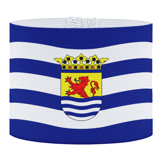 Zeeland aanvoerdersband, vlag van Zeeland, voetbal, Aanvoerdersband, aanvoerdersband specialist, de aanvoerdersband specialist, hockey, volleybal, met klittenband aansluiting, met standaard stiknaad, gepersonaliseerde aanvoerdersband, aanvoerdersband kopen, aanvoerdersband ontwerpen, aanvoerdersband bedrukken